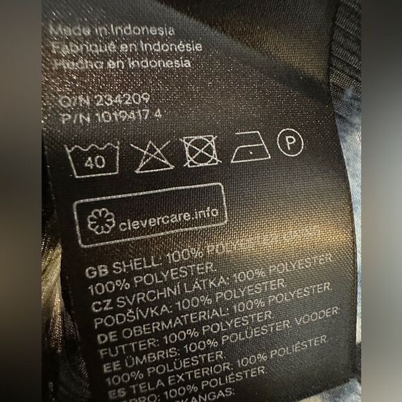 H&M Blogger Long Chiffon Dress Black Floral Large - Picture 12 of 14